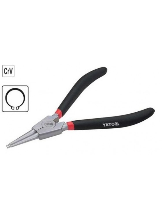 YATO Circlip Pliers Internal Straight 200mm CR-V YT2146