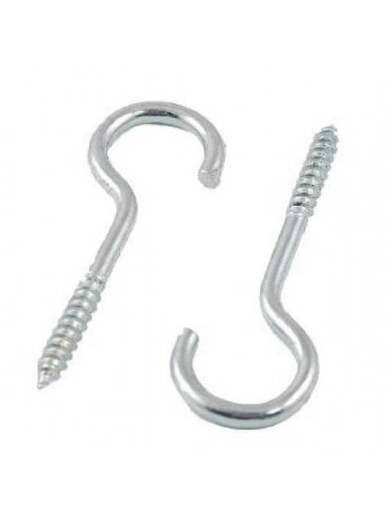 Galvanised Iron Screw Hook 6# (144pcs/Box)