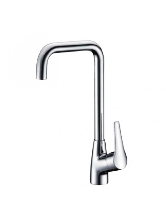 AIMER Brass Chrome Kitchen Pillar Sink Mixer AMMX-24201 