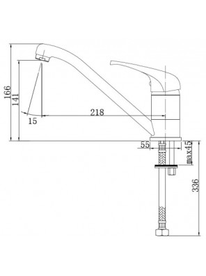 BARENO PLUS Single Lever Sink Mixer SL-182 