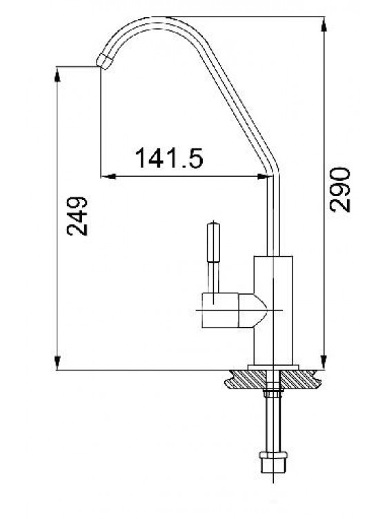 BARENO PLUS Stainless Steel Filter Tap-SS-FT04 
