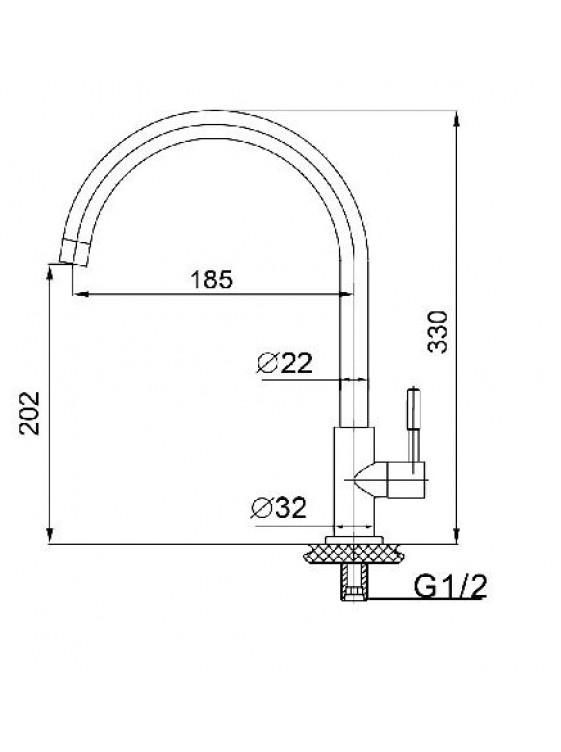 BARENO PLUS S/S Pillar Sink Tap -SS-PST-303 