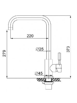 BARENO PLUS Stainless Steel Sink Mixer-SS-SM102A 