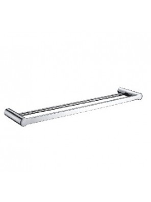 BARENO BA8000 S/S 600mm Double Towel Bar (Polish)-BA8008-24