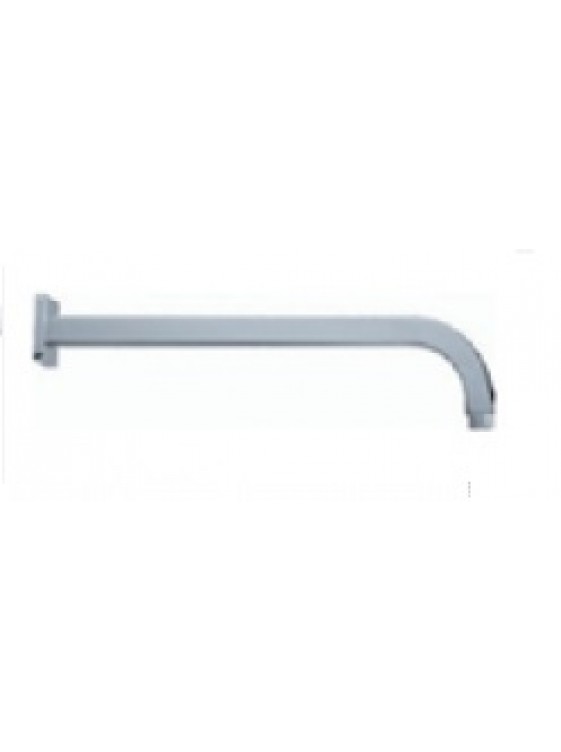 BARENO  PLUS 400mm Brass Wall Mounted Shower Arm L400-SQ2