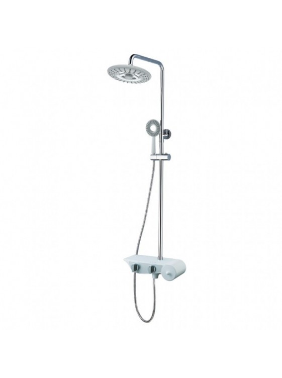BARENO Plus Exposed 3 Funct. Shower Post Set- FB8018 BARENO Plus Exposed 3 Funct. Shower Post Set- FB8018