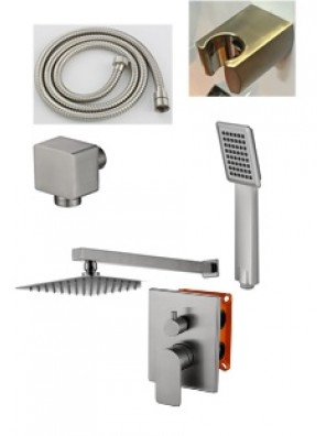 BARENO Plus S/S Concealed Mixer Set (Matt) SS-SQ015 