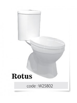 BARENO Rotus 3/6L C/Coupled Washdown WC HO 180mm   W25802 