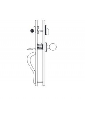 GERE  Handleset W/Dumy Deadbolt M5-Antique Brass G29905 