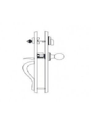 GERE  Solid Brass Handleset Dummy M5-Antique Brass G29005