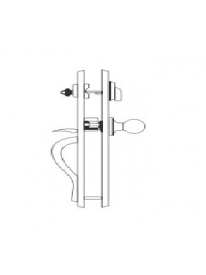 GERE  Brass Handleset Dummy M10B-Oil Rubbed Bronze G29005