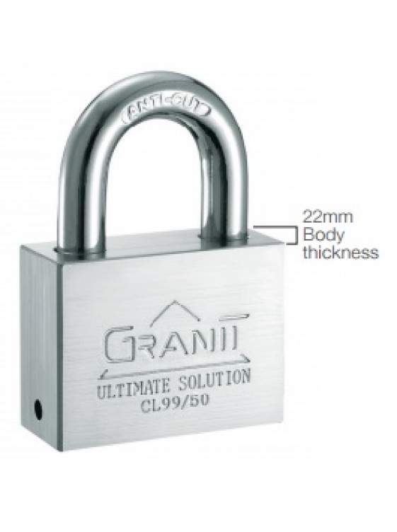 GERE 50mmx6pcs Anti Cut Padlock Key Alike CL99506KA