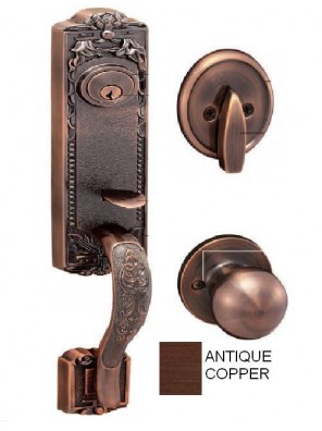 GERE  Solid Brass Handleset Dummy M11-Antique Copper G29005 