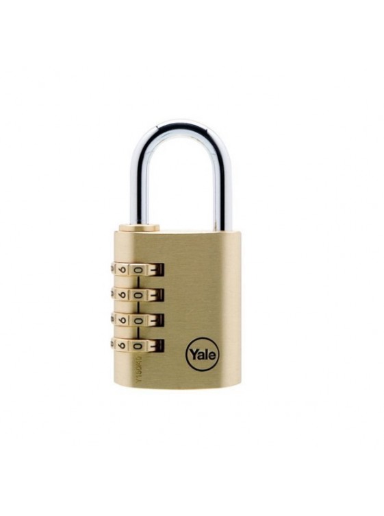 YALE Brass Resettable (Combination) Padlock 40mm Y150/40/130/1