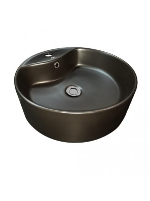ZELLA COUNTERTOP BASIN L-415MB (MATT DARK BROWN)