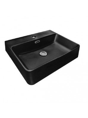 ZELLA COUNTERTOP BASIN L-450MB (MATT BLACK)