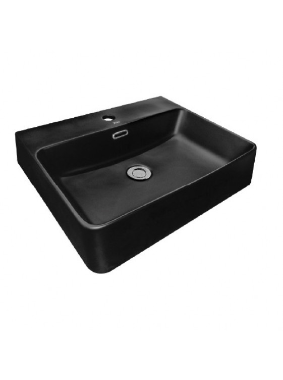 ZELLA COUNTERTOP BASIN L-450MB (MATT BLACK)