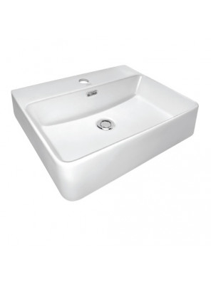 ZELLA COUNTERTOP BASIN L-450MW (MATT WHITE)