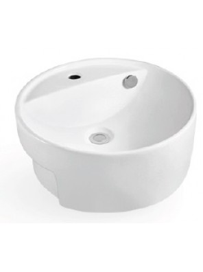 ZELLA Semi-recessed Countertop Basin (White) L-422 