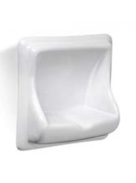 ZELLA Semi-recessed Soap Dish Size:168x168 (White) H-20 