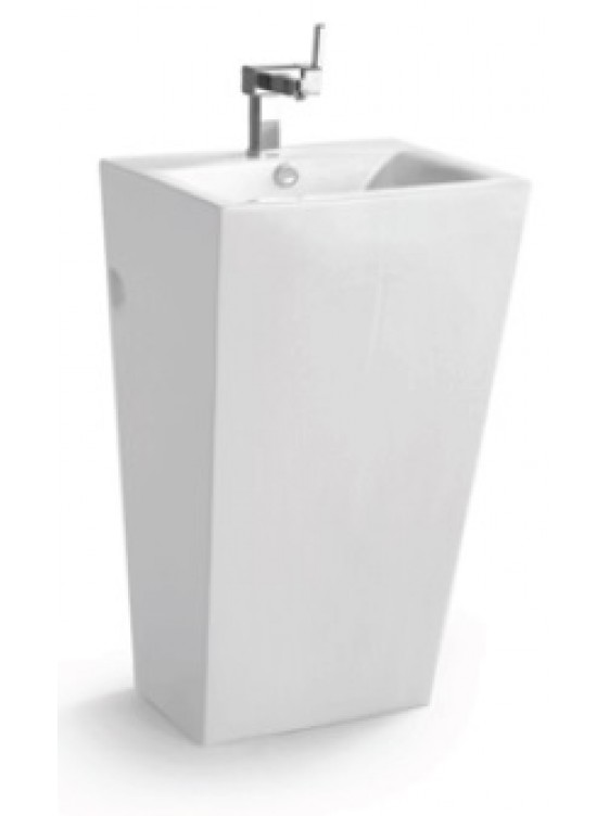 ZELLA Stand Alone Basin (White) PB-901 