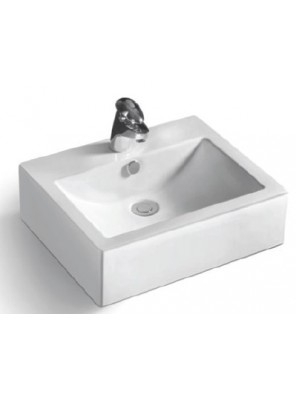 ZELLA Table Top Basin Size:525x420x165mm (White) L-400 