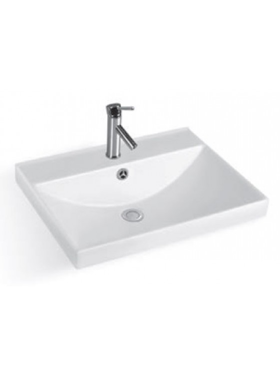 ZELLA Table Top Basin (White) L-420 ZELLA Table Top Basin (White) L-420
