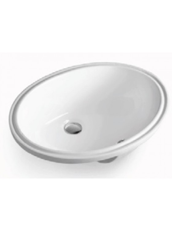 ZELLA Undercounter Basin 555x420x195mm (White) L-306 ZELLA Undercounter Basin 555x420x195mm (White) L-306