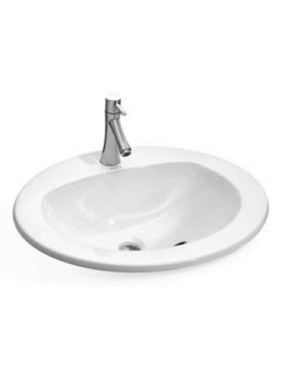 ZELLA Vanity Tap Basin Size:520x420x195mm (White) L-3300 