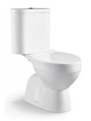 ZELLA Wash Down 2Piece Water Closet S Trap200mm(WHITE)C-100S