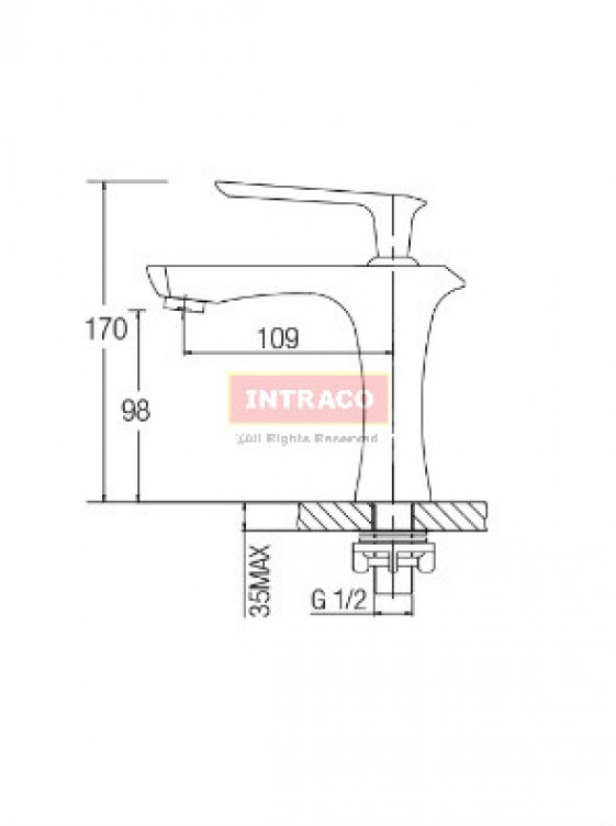 AIMER Brass Satin Nickel Basin Pillar Cold Tap AMFC-6550