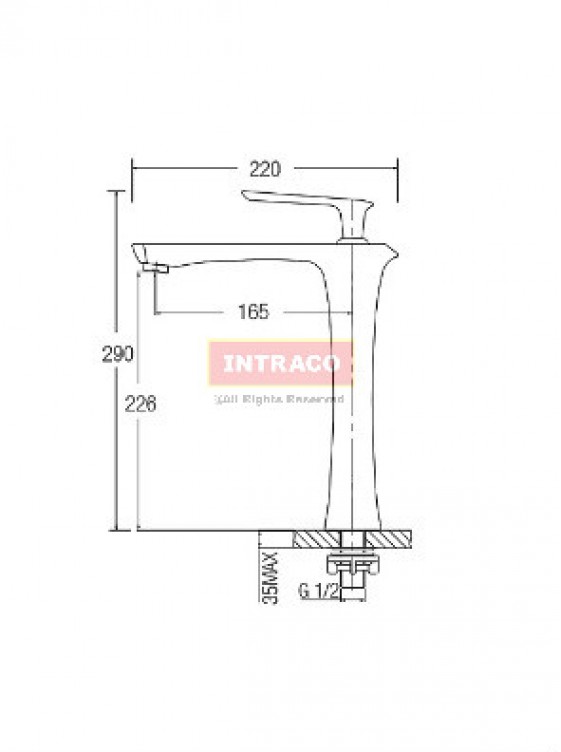 AIMER Brass Satin Nickel Basin Pillar Cold Tap AMFC-6551
