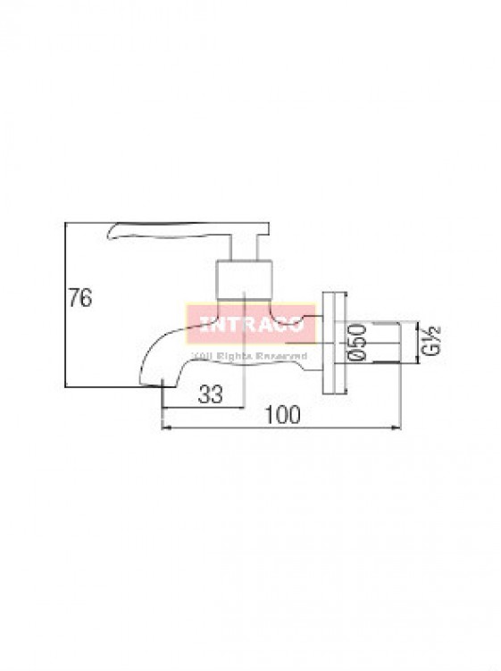 AIMER Brass Chrome Wall Bib Tap AMFC-1303 AIMER Brass Chrome Wall Bib Tap AMFC-1303