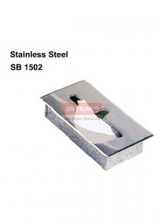 DOE stainless steel semi-recessed toilet tissue box DOE stainless steel semi-recessed toilet tissue box