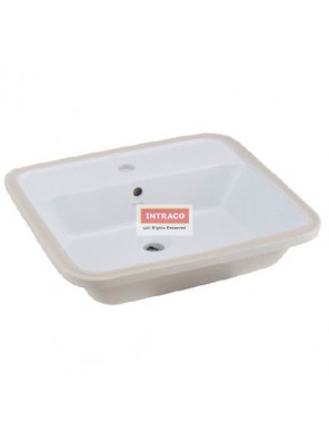 JOHNSON SUISSE WBAAGM201WW GEMELLI RECTANGULAR  UNDERCOUNTER BASIN; 560  X 520MM (WHITE) 