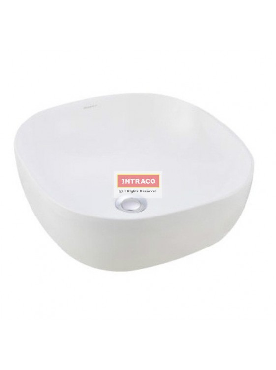 JOHNSON SUISSE  WBVC950143WW VALENCIA SLIM SOFT COUTERTOP BASIN; 420 X 420MM (WHITE)