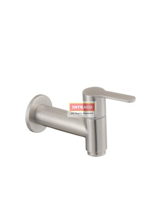 JOHNSON SUISSE WBFA301417SS MURANO S/S 1/2" SLIM BIB TAP WITH WALL FLANGE JOHNSON SUISSE WBFA301417SS MURANO S/S 1/2" SLIM BIB TAP WITH WALL FLANGE