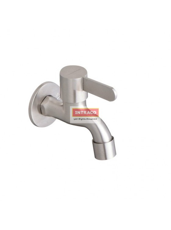 JOHNSON SUISSE WBFA301426SS SANTINO S/S 1/2" BIB TAP WITH WALL FLANGE JOHNSON SUISSE WBFA301426SS SANTINO S/S 1/2" BIB TAP WITH WALL FLANGE