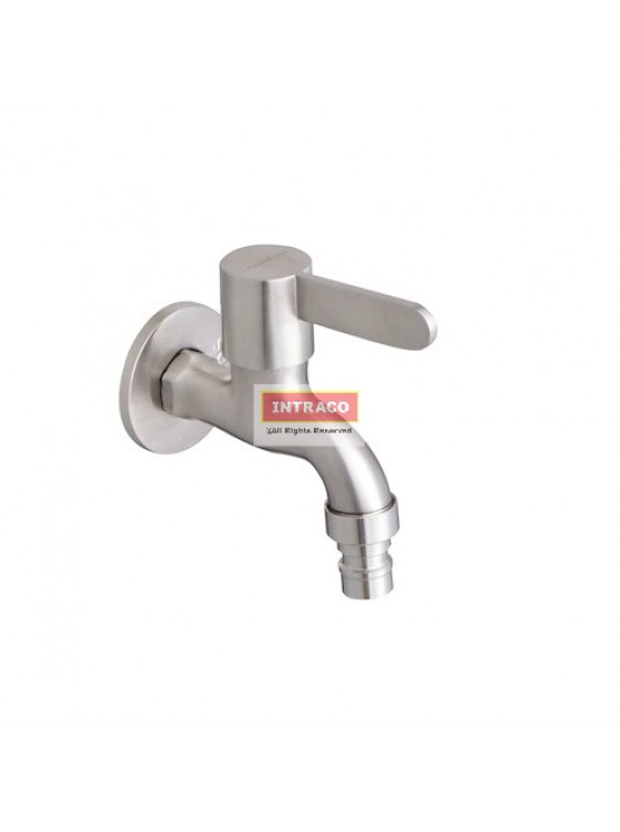 JOHNSON SUISSE WBFA301429SS SANTINO S/S 1/2" WASHING MACHINE TAP WITH WALL FLANGE JOHNSON SUISSE WBFA301429SS SANTINO S/S 1/2" WASHING MACHINE TAP WITH WALL FLANGE