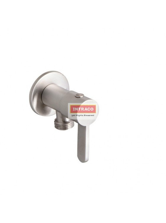 JOHNSON SUISSE WBFA301430SS SANTINO S/S 1/2" ANGLE VALVE WITH WALL FLANGE JOHNSON SUISSE WBFA301430SS SANTINO S/S 1/2" ANGLE VALVE WITH WALL FLANGE