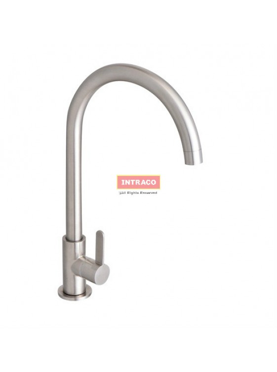 JOHNSON SUISSE WBFA301433SS SANTINO S/S 1/2" DECK MOUNTED SINK TAP WITH SWIVEL SPOUT JOHNSON SUISSE WBFA301433SS SANTINO S/S 1/2" DECK MOUNTED SINK TAP WITH SWIVEL SPOUT