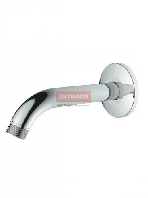 Johnson Suisse WBFA301186CP Brass Shower Arm And Flange; Lgt: 200mm (45 Deg. Angle) Johnson Suisse WBFA301186CP Brass Shower Arm And Flange; Lgt: 200mm (45 Deg. Angle)